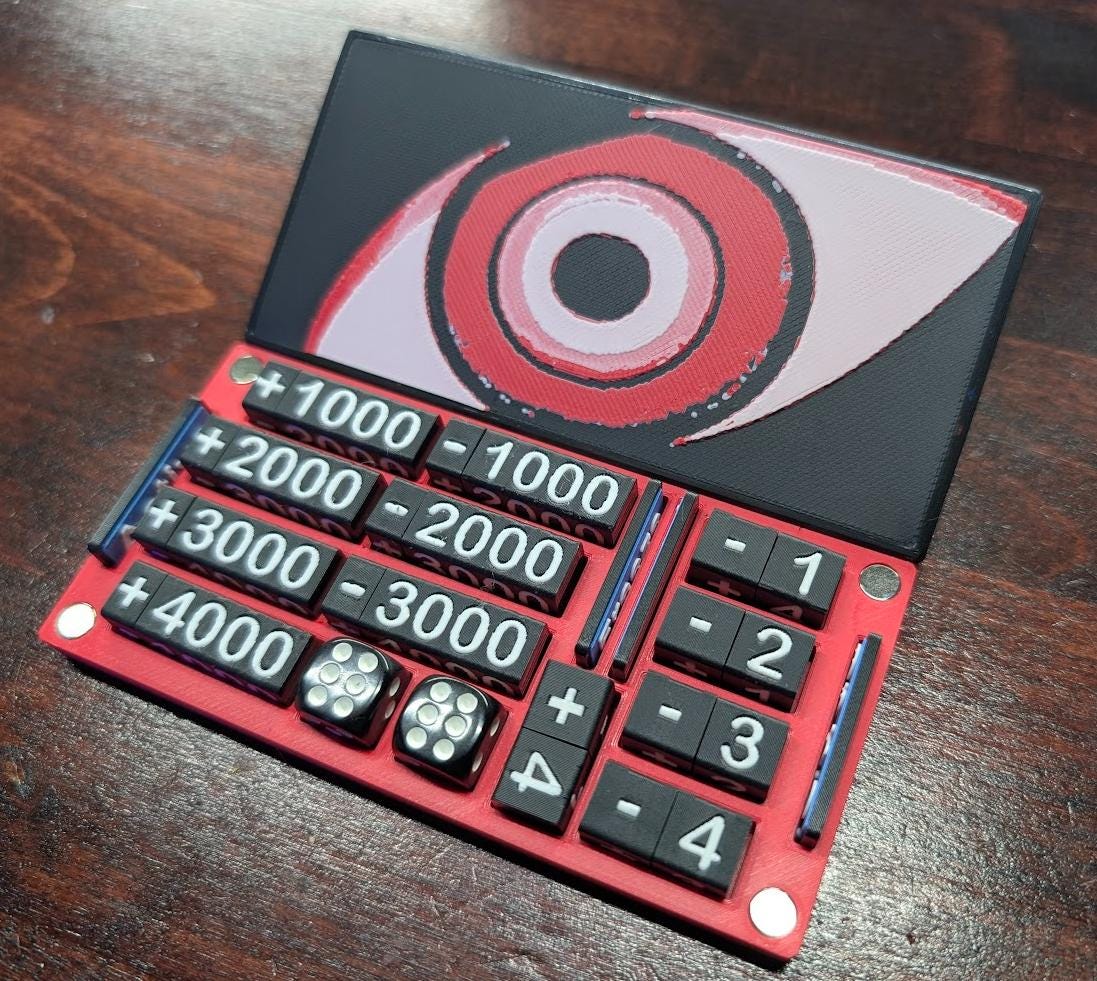 One Piece TCG Counter Token Tray – Power, Cost, and Status Tracker - [Imu]