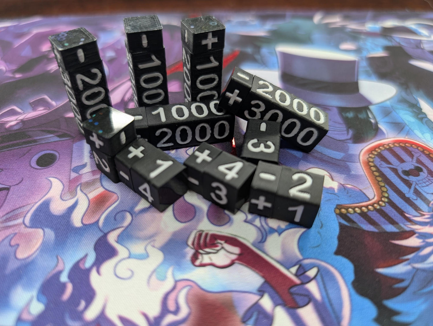 TCG Counter Tokens - [+/- 1000 ~ 4000][+/- 1 ~ 4]