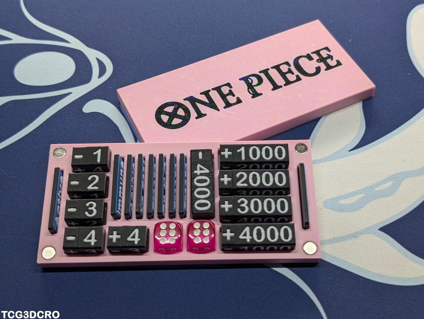 One Piece TCG Counter Token Tray – Power, Cost, and Status Tracker