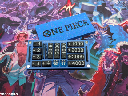 One Piece TCG Counter Token Tray – Power, Cost, and Status Tracker [Power Focus]
