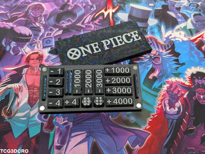 One Piece TCG Counter Token Tray – Power, Cost, and Status Tracker [Power Focus]