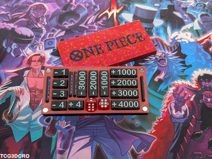 One Piece TCG Counter Token Tray – Power, Cost, and Status Tracker [Power Focus]