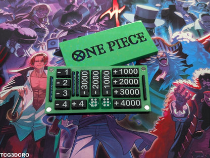 One Piece TCG Counter Token Tray – Power, Cost, and Status Tracker [Power Focus]