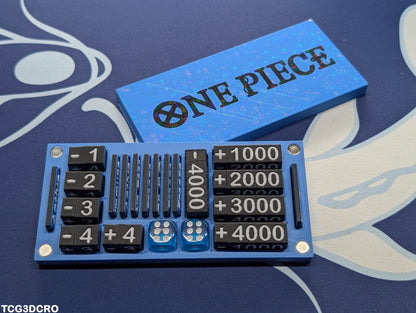 One Piece TCG Counter Token Tray – Power, Cost, and Status Tracker