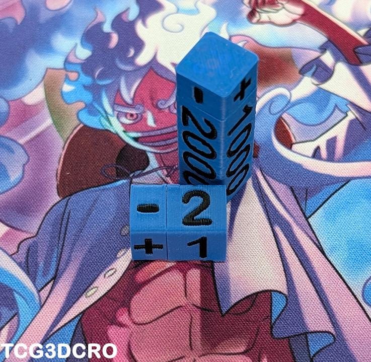 TCG Counter Tokens - [+/- 1000 ~ 4000][+/- 1 ~ 4]
