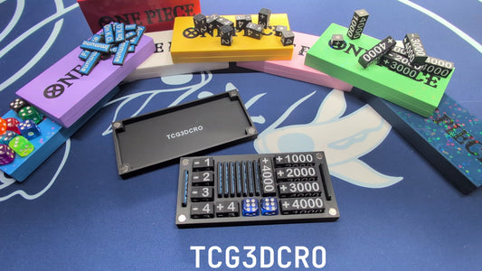 One Piece TCG Counter Token Tray – Power, Cost, and Status Tracker
